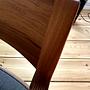 4x Armlehnstuhl Nussbaumholz 5