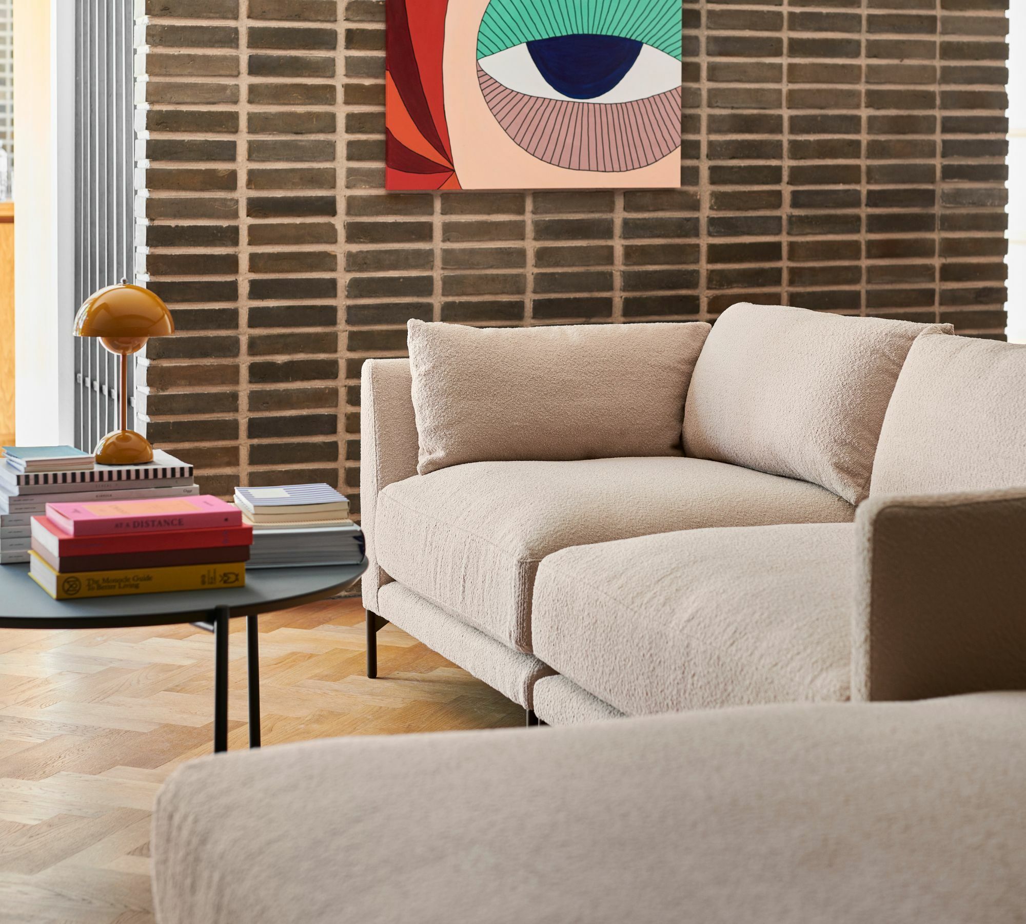 Vincent 1-seater corner module Left Danny Cream 5