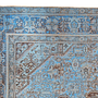 Vintage Teppich Blau 1