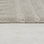 Wollteppich im Zen-Garten Design Beige 170x120 3