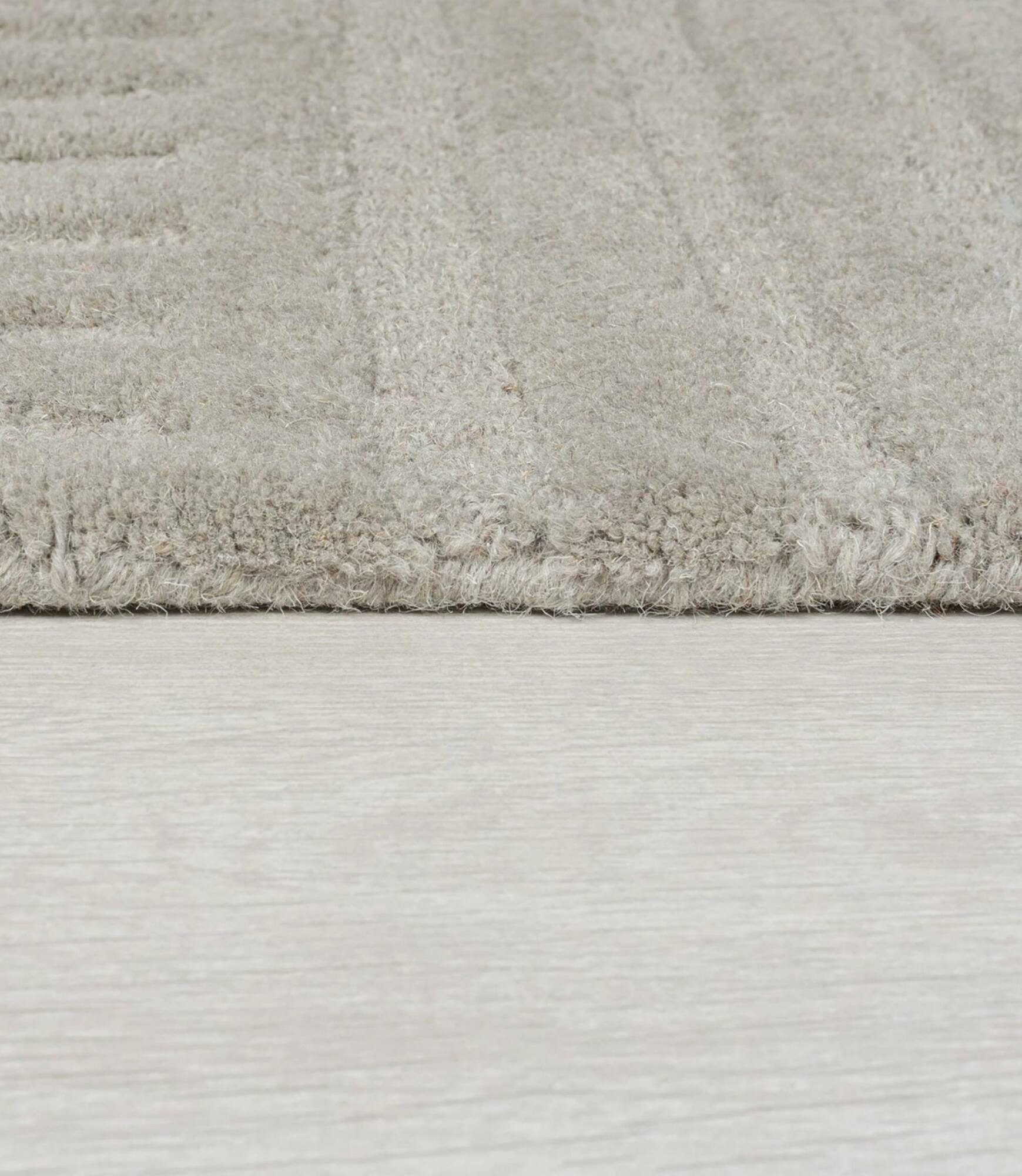 Wollteppich im Zen-Garten Design Beige 170x120 3