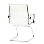 PARMA V Chair Cantilever Leather White 5