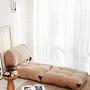 Fold Velvet Armchair Sofa Bed 1-Seater Camel 2