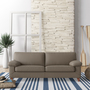 Diego Sofa 3-Sitzer Leder Grau 0