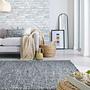 Wool blend rug Minerals Dark Grey 120 x 170 cm 0