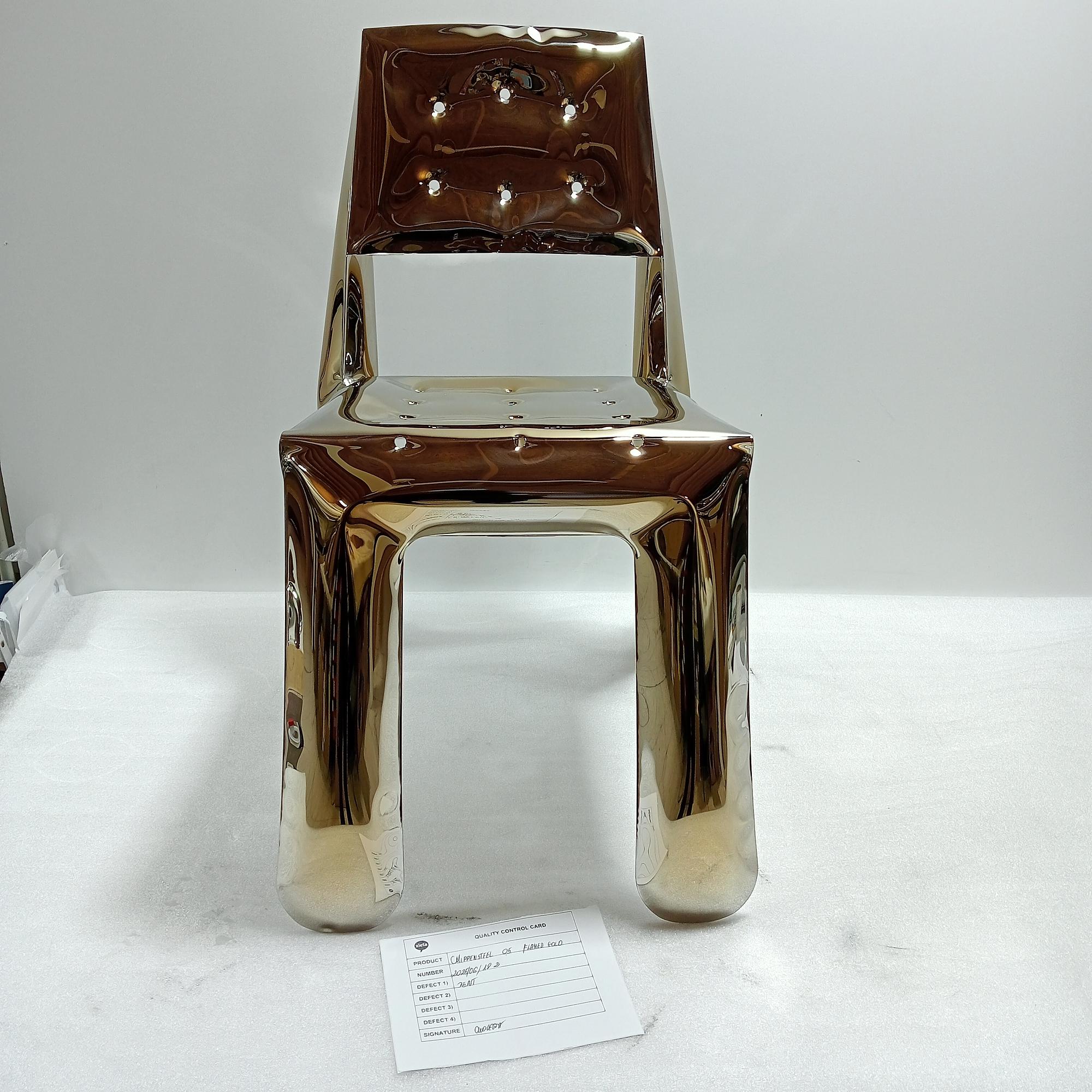 Chippensteel 1.0 Chair Stainless Steel Inox Gold Heat 2