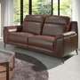 Sofa 2-Sitzer Leder Braun 0