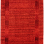 Rizbaf Gabbeh-Teppich Wolle Rot 0