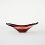 Ruby plate Murano glass1960s 2