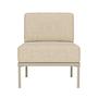 Hadley Outdoor 1-Seater Module Marzipan 0