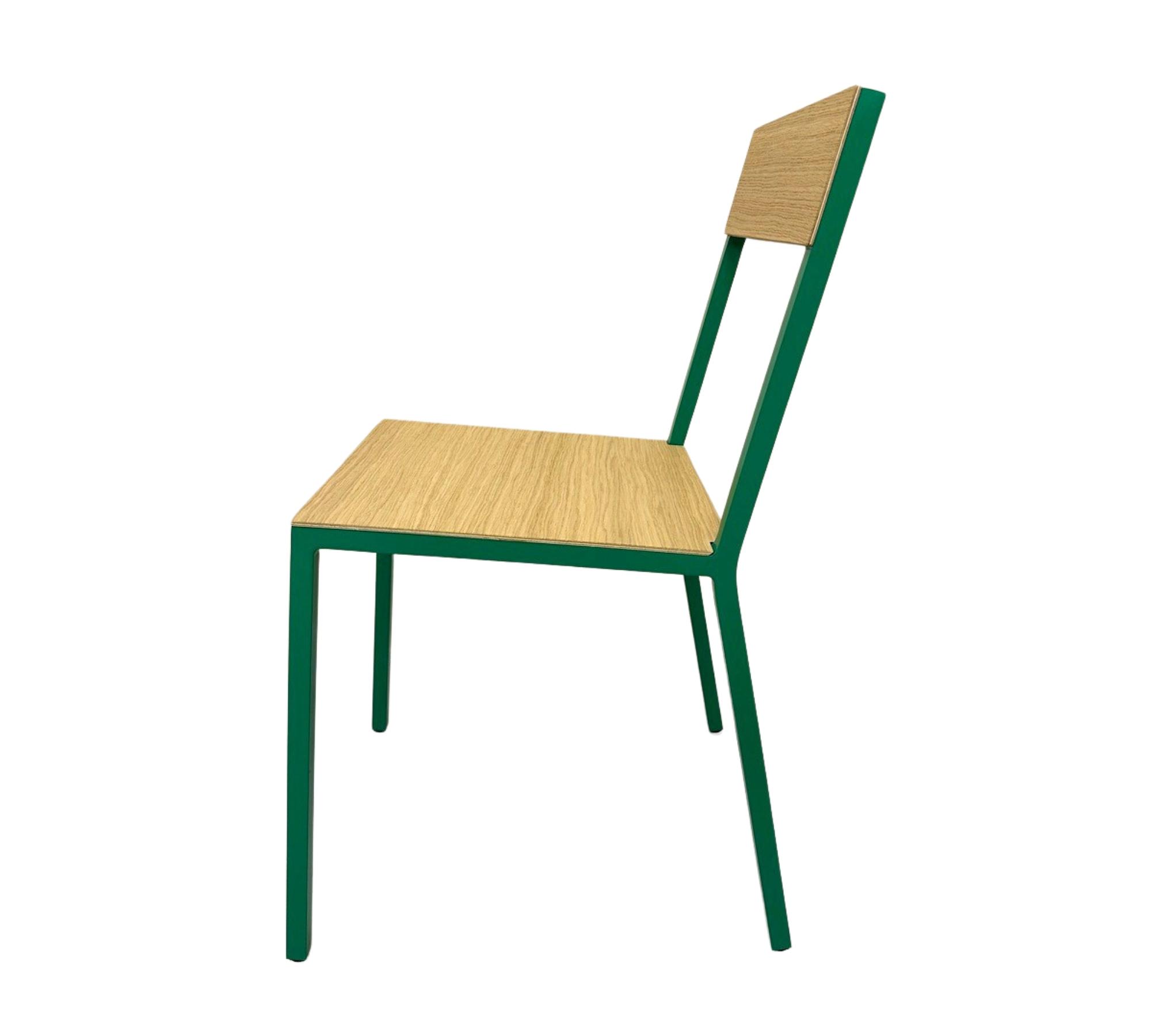 Aluchair Muller van Severen Eschenholz Grün Natur 4