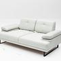 Mustang Sofa 3-seater White 5