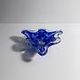 Vintage Ashtray Murano Glass Cobalt Blue 1970s 1