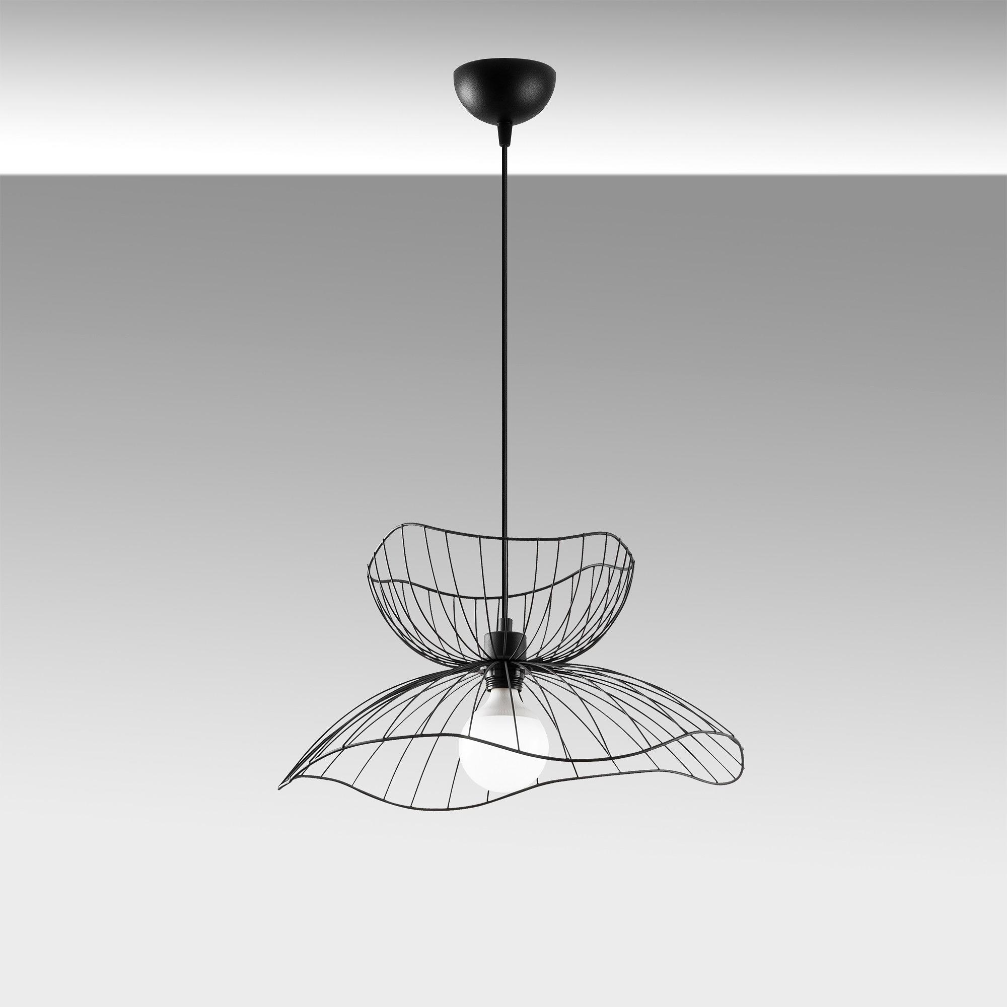 Farac 6390 Pendant Lamp Metal Black 6