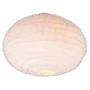 Furry ceiling lamp iron polyester white 2-flame 0