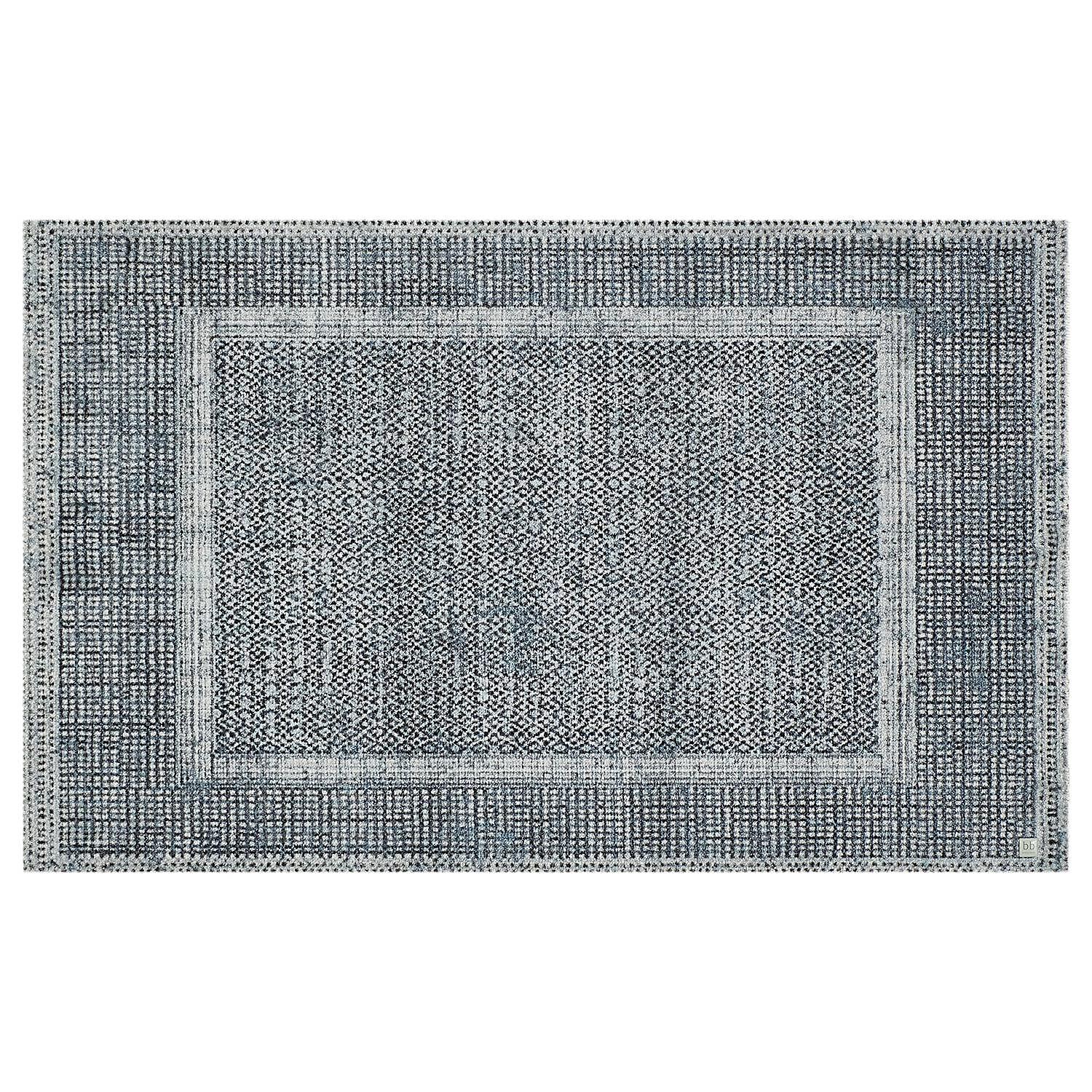 Fußmatte Square Dunkelblau 0