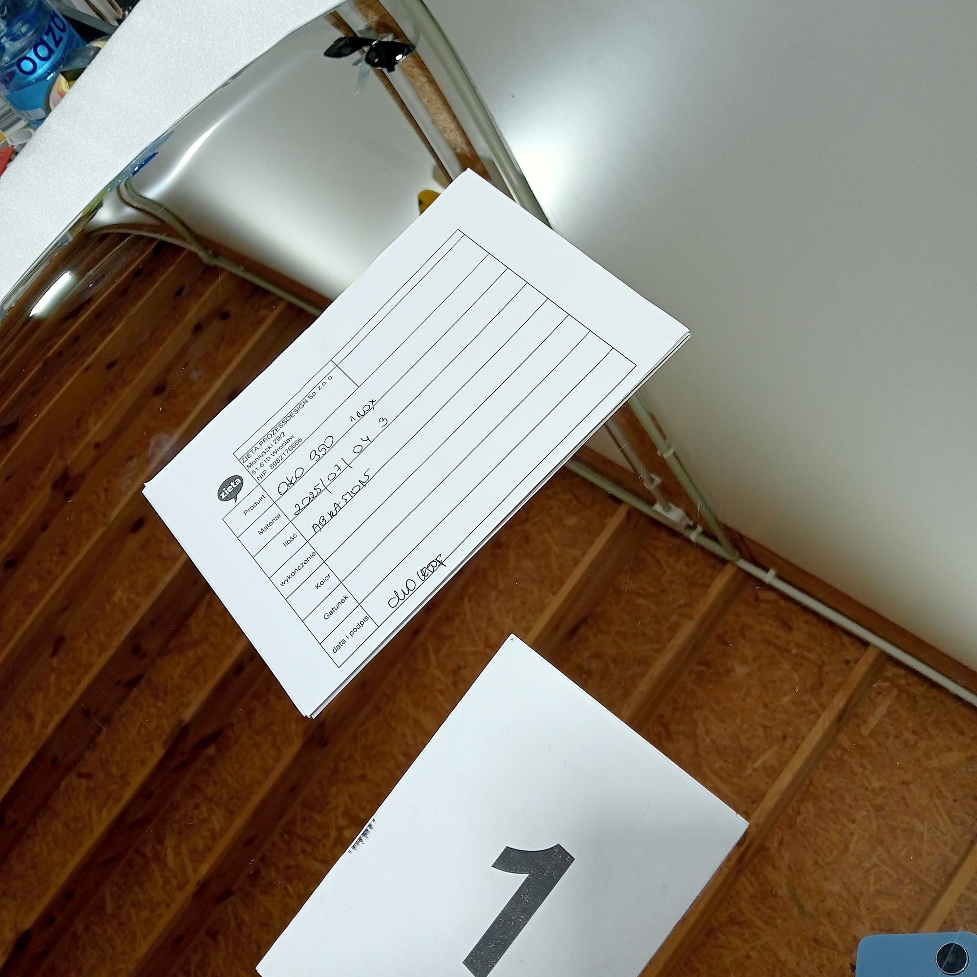 OKO Mirror 950 Stainless Steel Inox Polished Silver 4