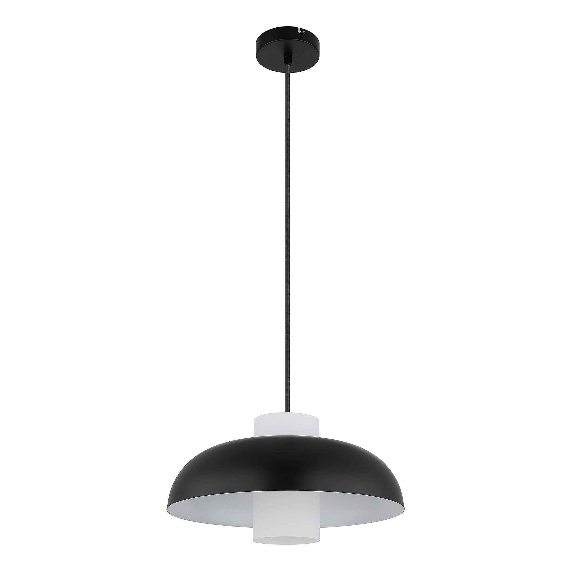 Lowe Pendant Light Iron 1-Light Black 4