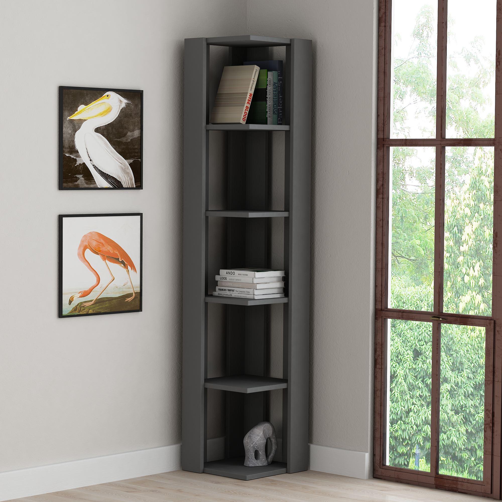 Nati Corner Shelf Anthracite 0