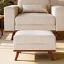 Ottoman Japandi Fabric Beige 6