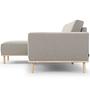 Vilmar Sofa mit Récamiere Links Agnes Brown 1