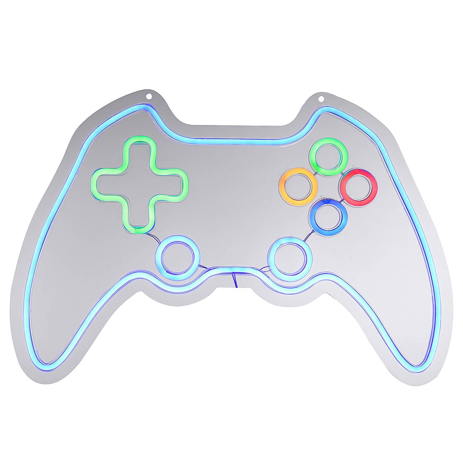 1-Light Neon Gamer LED Children's Room Light 0