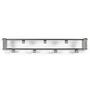 Wall coat rack Welbeck Silver 1
