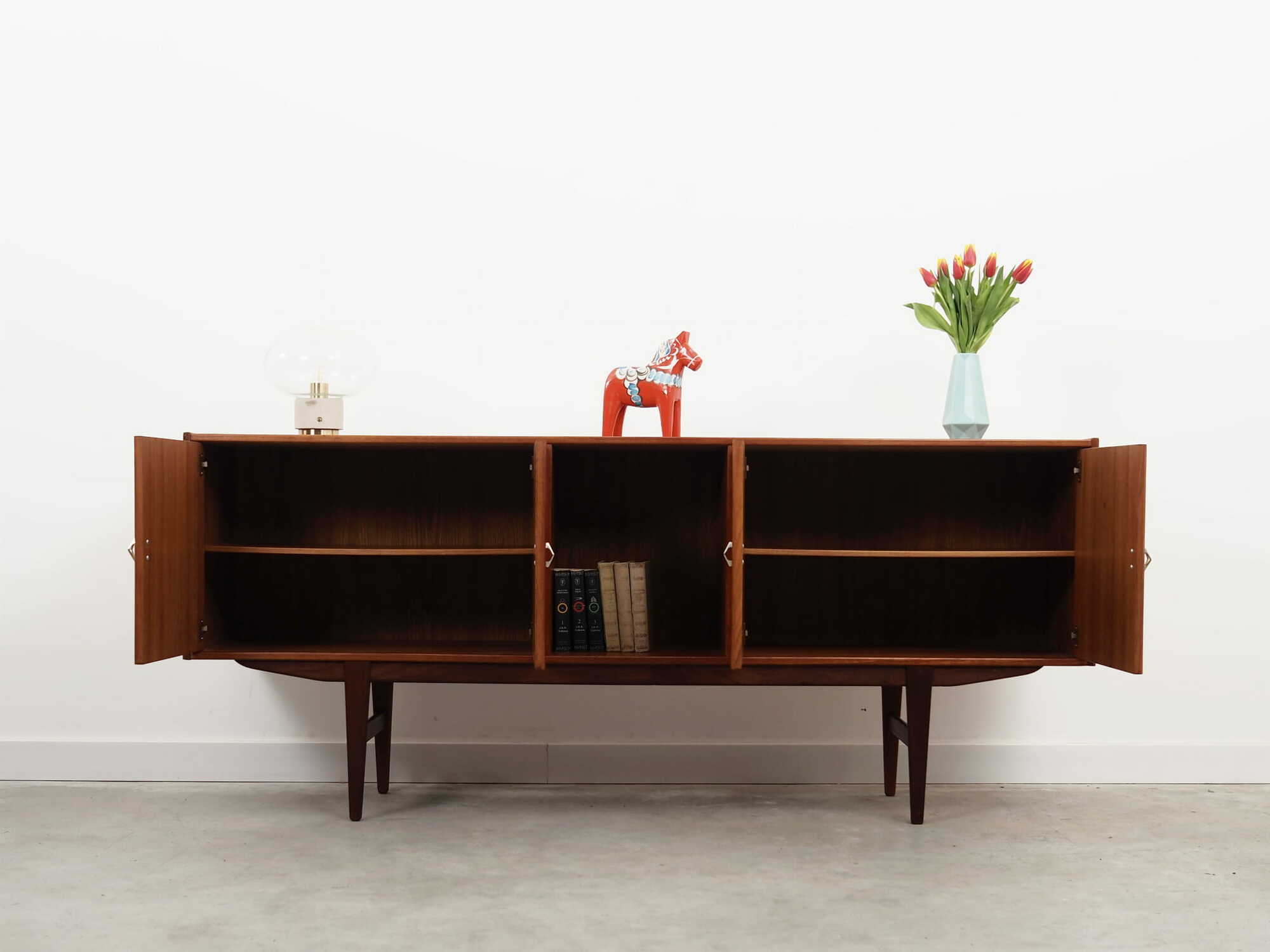 Vintage Sideboard Teak wood Brown 1970s 2