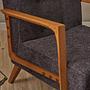 Kemer Sessel Holzfurnier Anthrazit 1