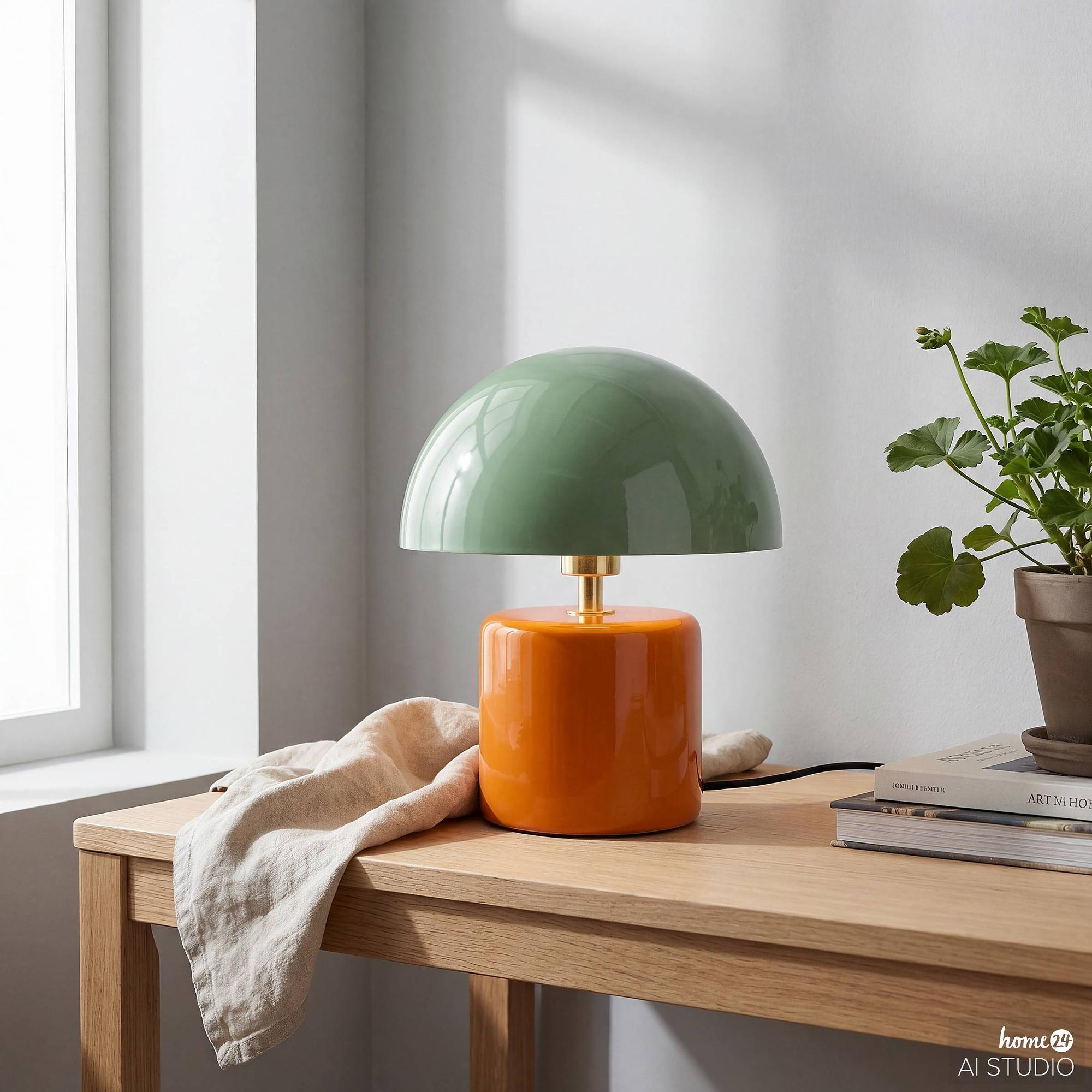 Mylo Tischleuchte 1-flammig Eisen Keramik 3