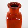 Keramikvase Rot 1960er Jahre 6