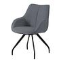 Elun Armlehnenstuhl Drehbar 2er-Set Grau 4