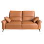 3-Sitzer Sofa braunes Leder 6208 1