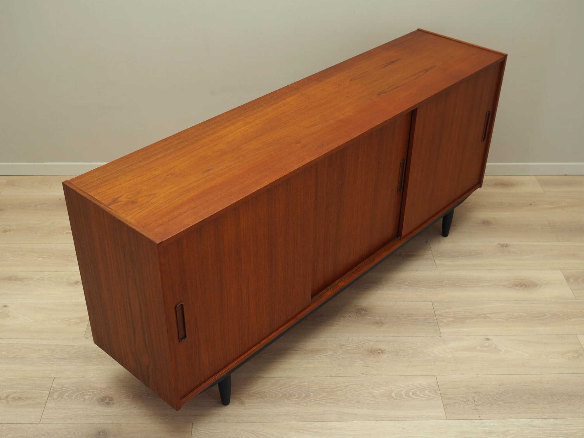 Vintage Sideboard Teakholz Braun 1970er Jahre 7