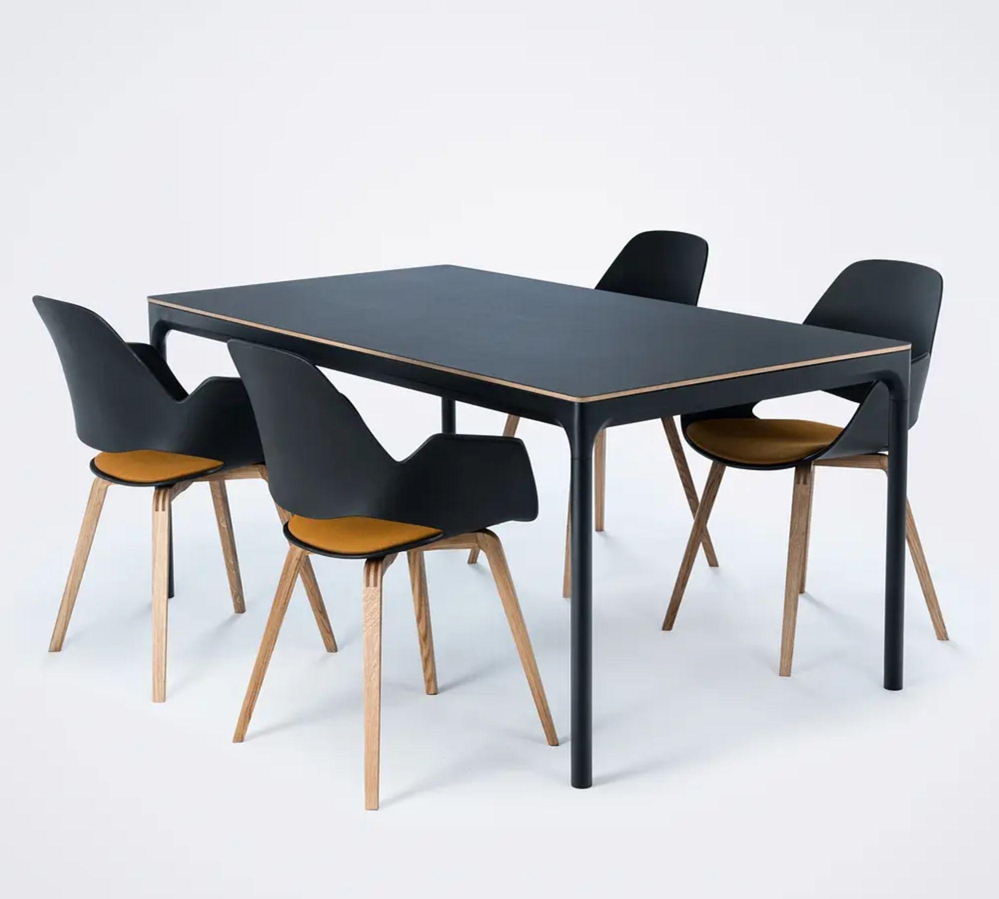 FOUR Tisch Aluminium Linoleumplatte 160 x 90 cm 0