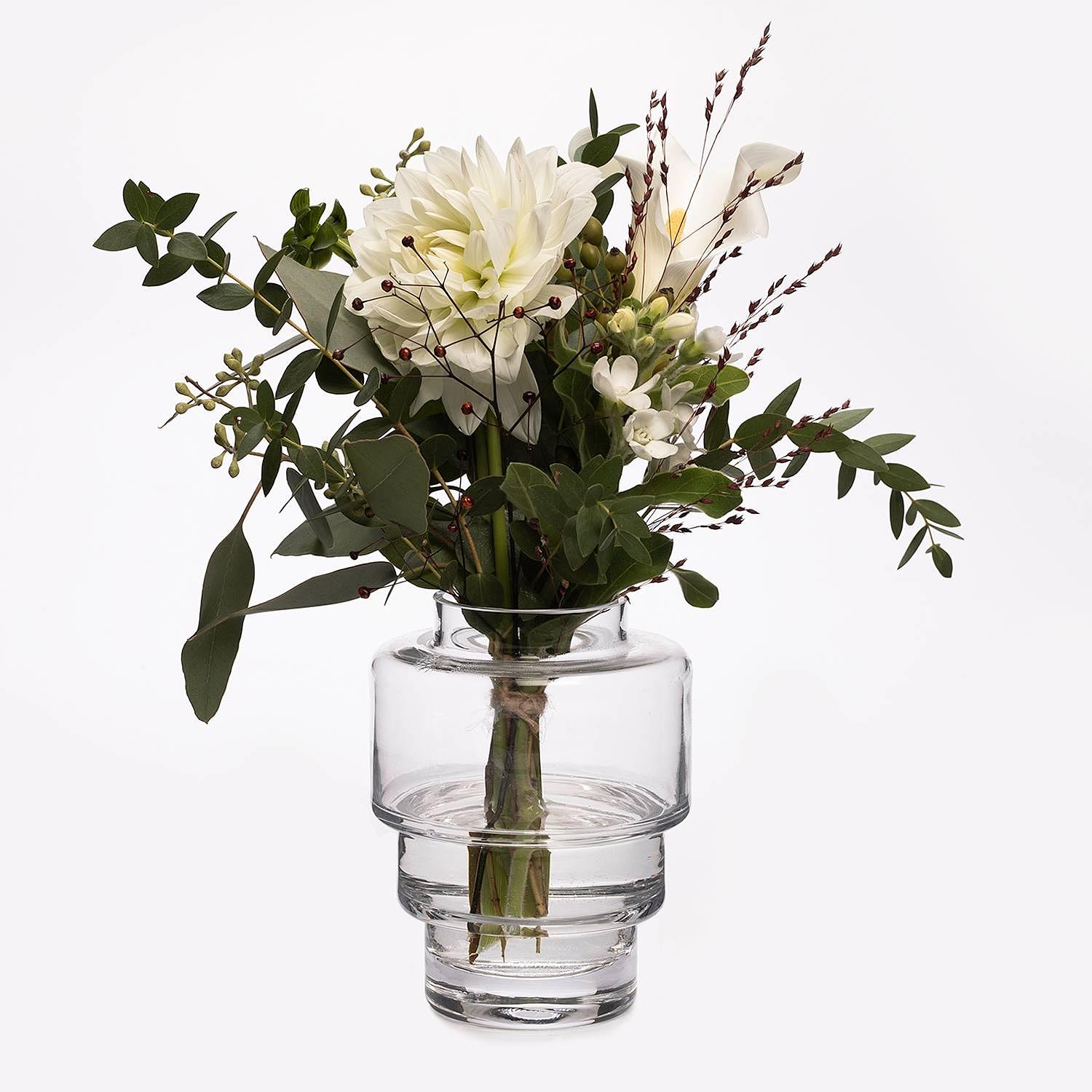 Akka Vase Glas Transparent 3