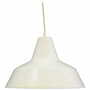 Vintage pendant lamp metal white 1970s 0