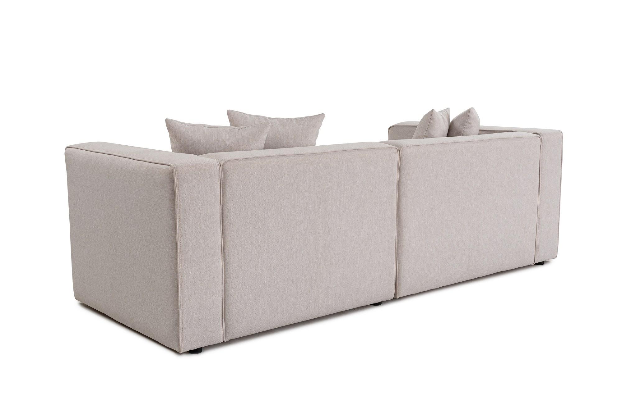 Mora XL 2-seater sofa ecru 1