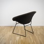 Bertoia Diamond Chair Vollpolster Schwarz 2