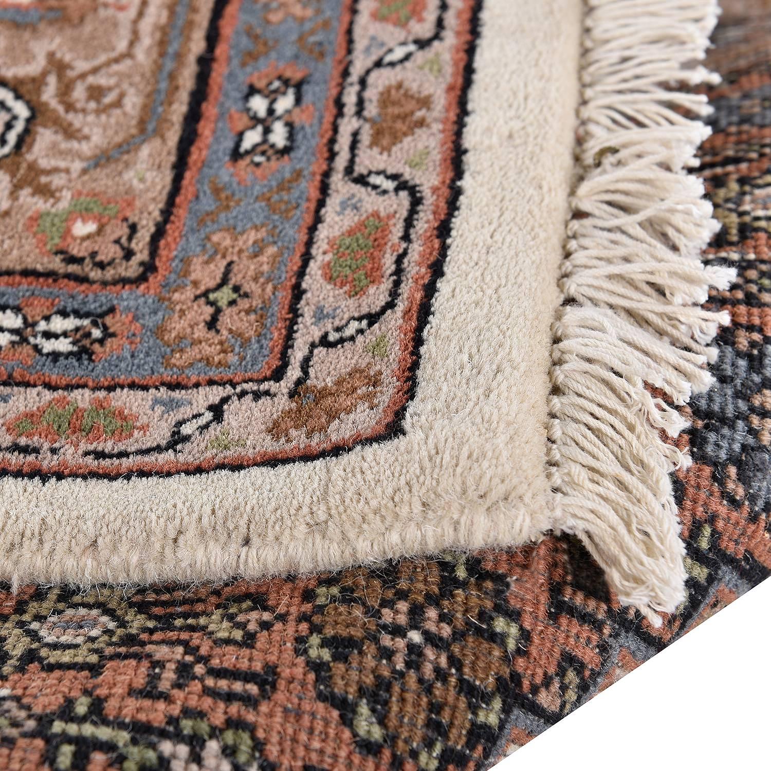 Benares Bidjar Teppich Schurwolle Creme 70 x 140 cm 4