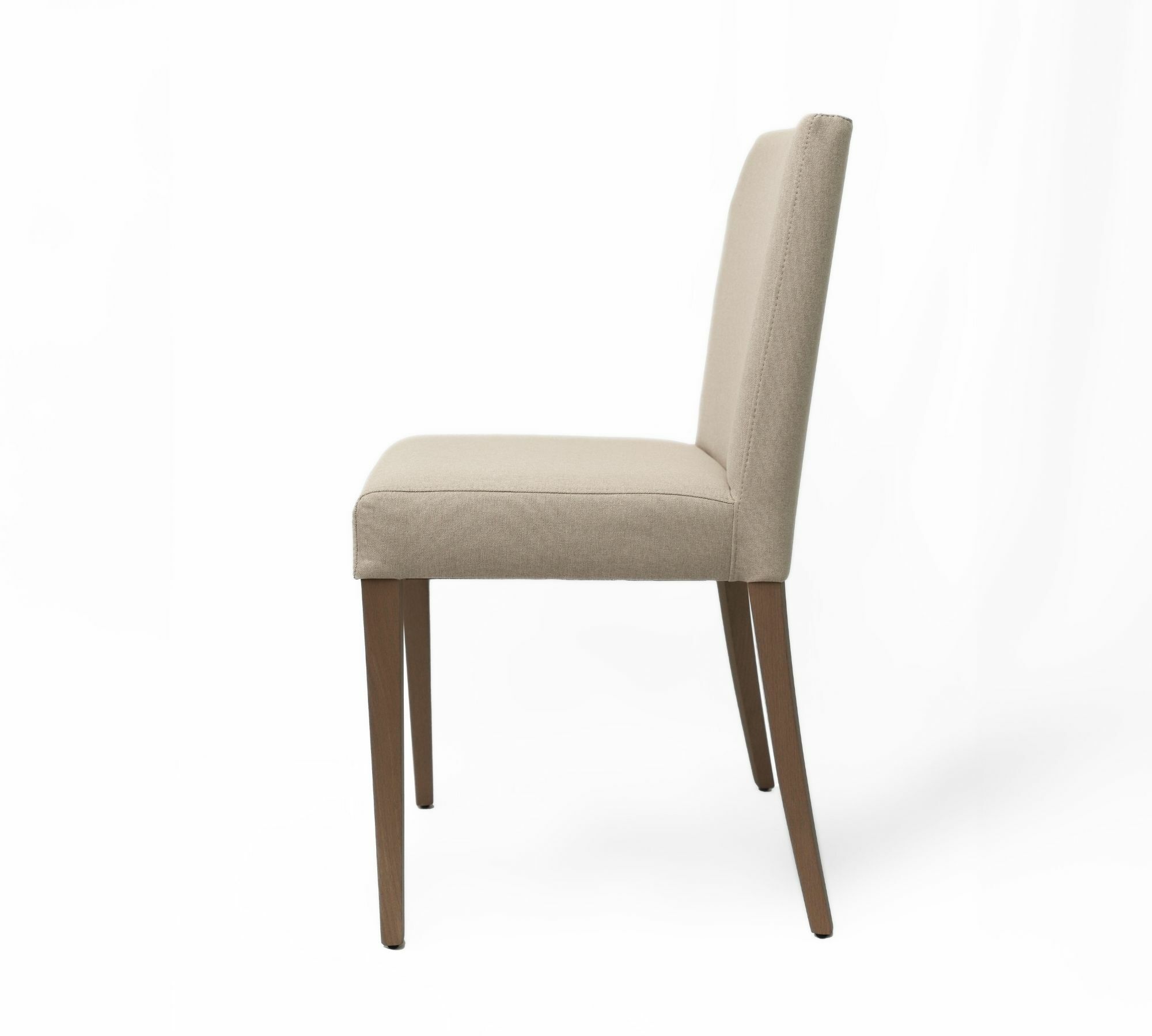 2x Florence Chair Wood Textile Cream 1