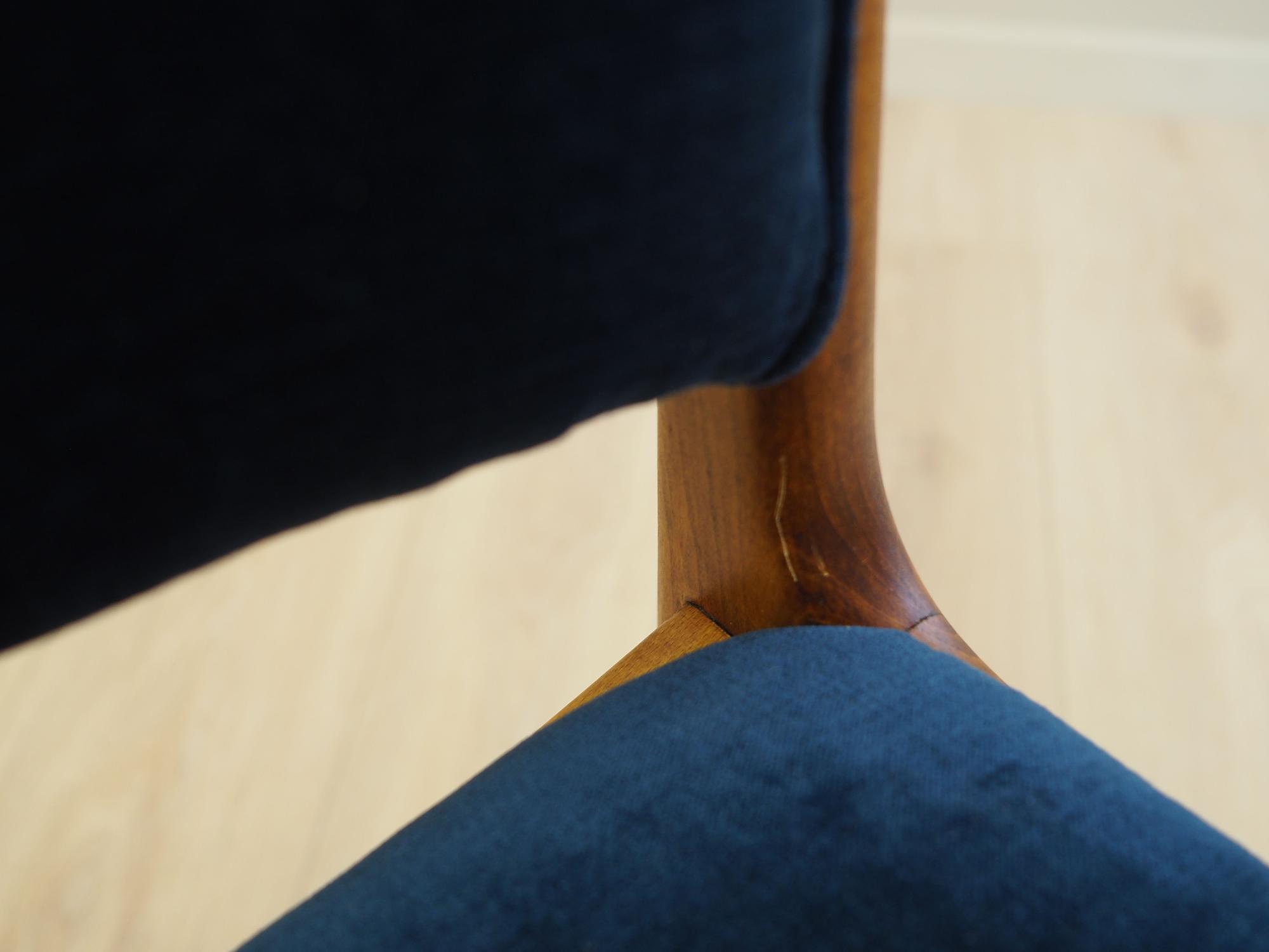 4x Dining chair Beech wood 1950s 12