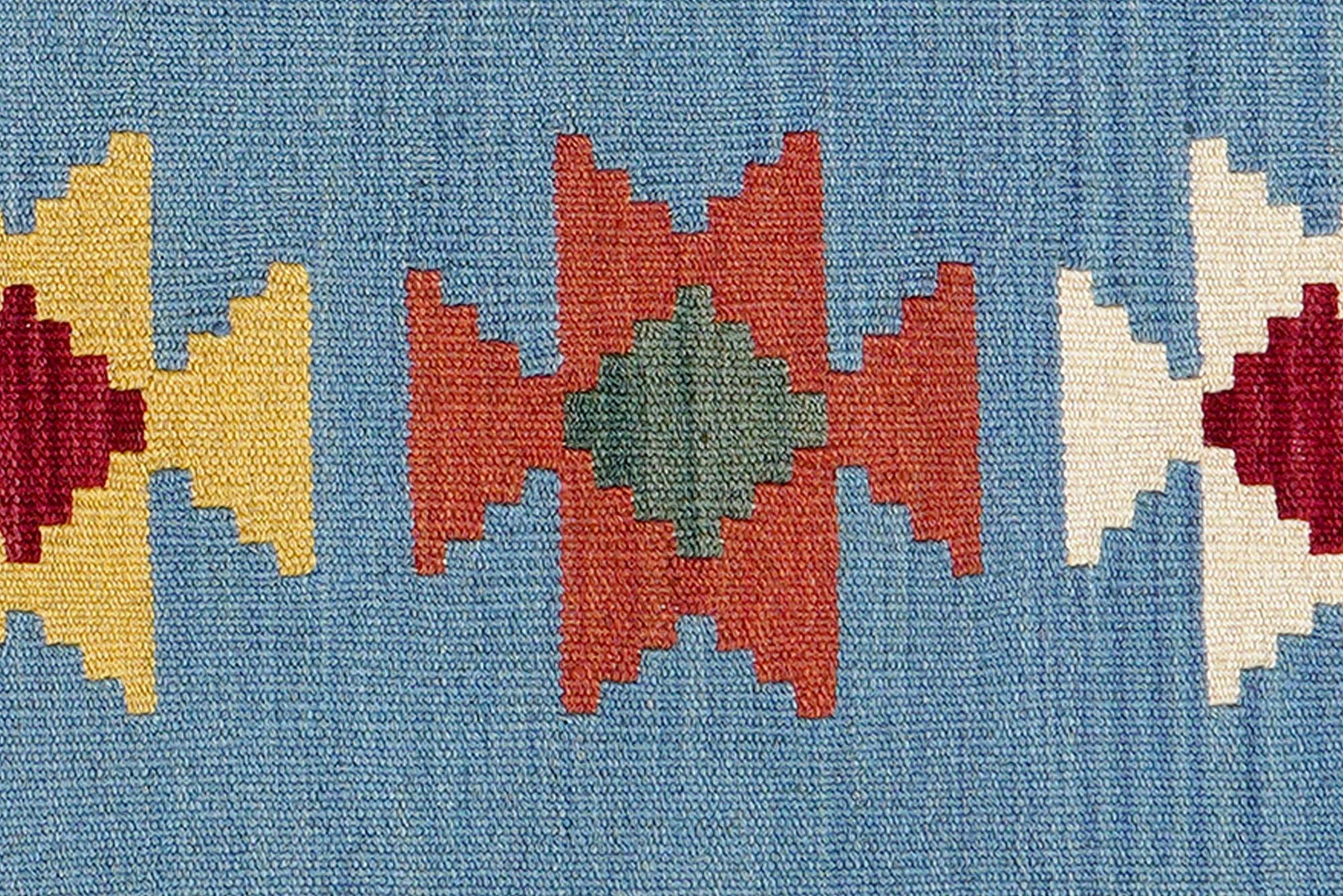 Kilim Gashgai Teppich Wolle Mehrfarbig 3