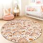 Butterfly children's rug Multicolor Ø180cm 1