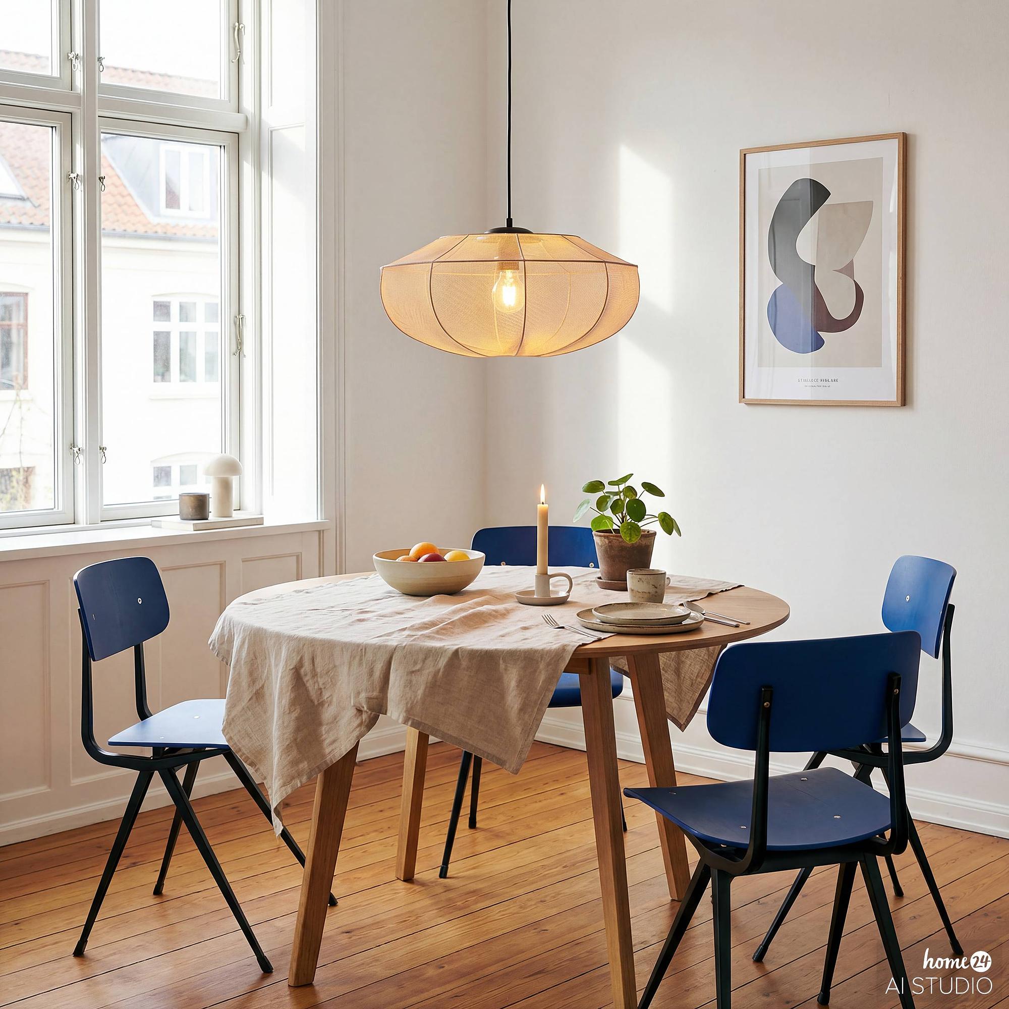 Pendant light Ciren 1-light mixed fabric iron pink 2