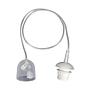 Screw-collar pendant plastic 1-light transparent 0