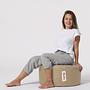 Runder Garten Sitzsack Nerz 2