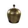 Tischlampe Kappenmuster Metall Gold 0