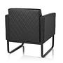 ARUBA Upholstered armchair Artificial leather Black 6