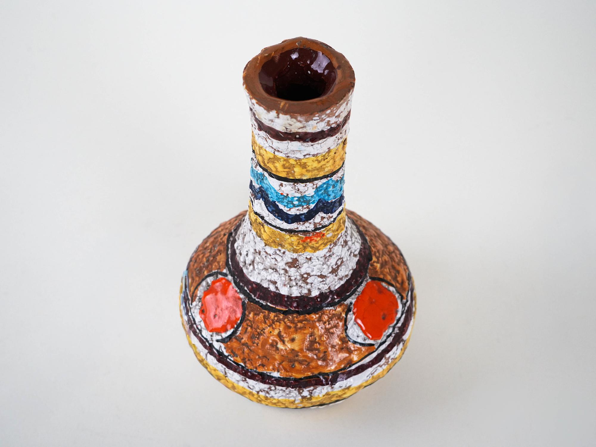 Ceramic vase Multicolored 1960s 6